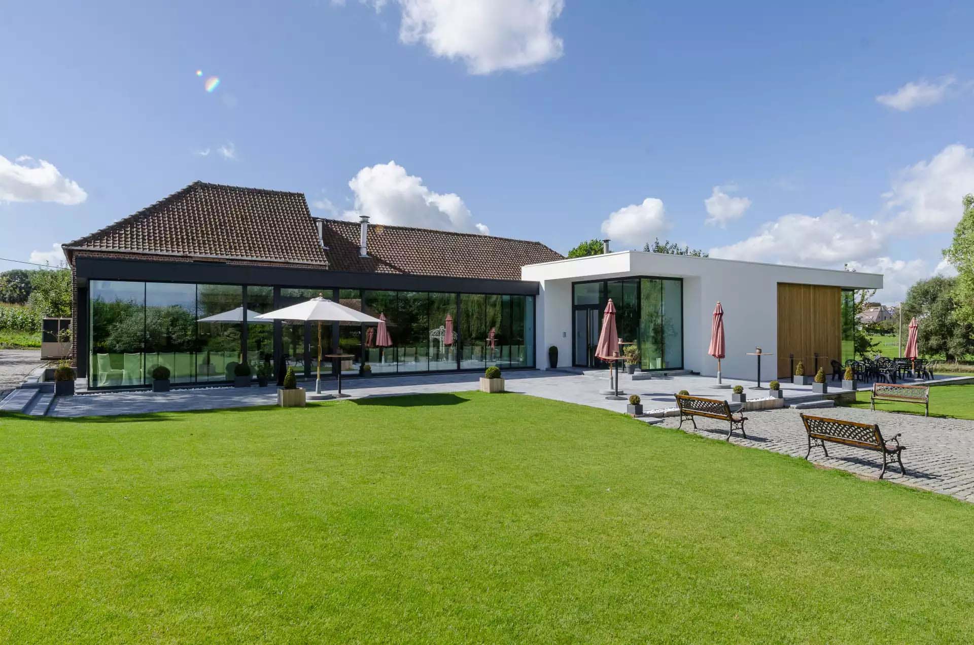 nieuwbouw Dilbeek | Feestzaal banner